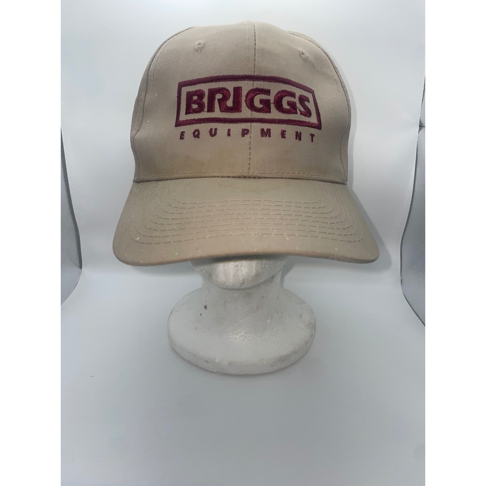 Briggs Equipment Tan Baseball Cap Adjustable‎ Snapback Hat